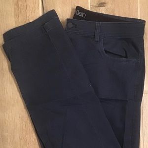 Calvin Klein Mens Royal Blue Pants Jeans Sz 36 30